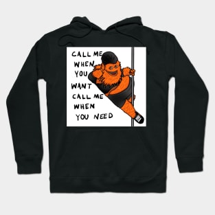 Gritty Call Me When You Want Pole Dance Hoodie